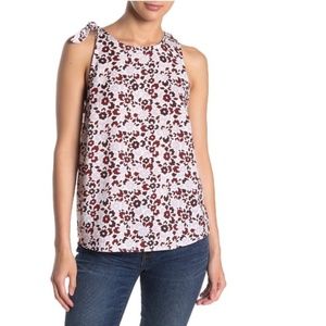 14th & Union Shoulder Tie Sleeveless Blouse